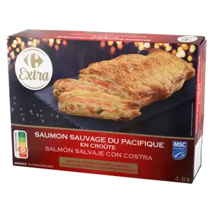 Feuilleté Saumon du Pacifique Carrefour Extra 800g