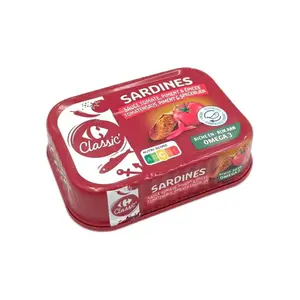 Sardine Sauce Tomate Piment Épices Carrefour 135g