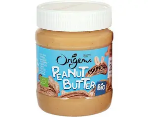 Beurre De Cacahuètes Crunchy Bio Avec Morceaux 340G - Origens Bio