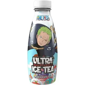 Thé noir glacé à la pêche One Piece Egg Head Zoro 500ml - ULTRA ICE TEA