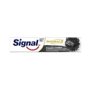 Signal Dentifrice Integral 8 au Charbon Blancheur et Détox 75 ml