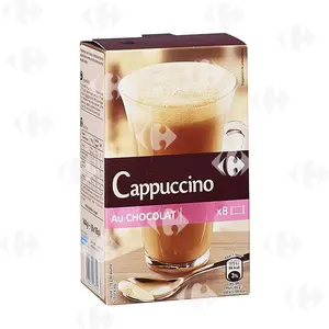 Stick Cappuccino Chocolat Carrefour 8x18g