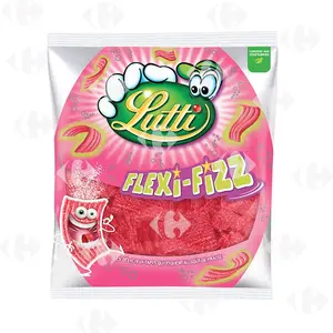 Lutti Flexi-Fizz Bonbons Fraise 225g