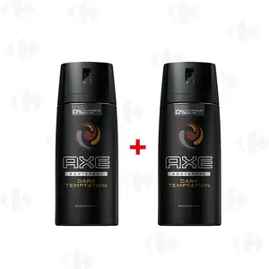 Pack De 2 D Odorant  Axe Dark Tmpt 150 Ml