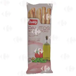 Quely Gressins Méditerranéens À L'huile D'olive Tomate Ail Et Origan - 50g /648970