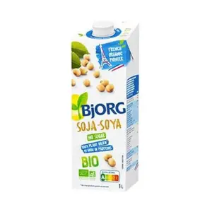Boisson végétale soja nature bio sans sucres ajoutés 1L - BJORG