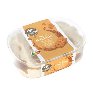 Crème Glacée Spéculoos en Bac Carrefour Sensation 500g
