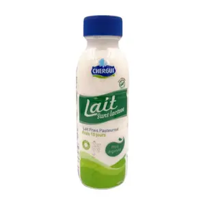 Chergui Lait Sans Lactose à Conservation Prolongée 450ml