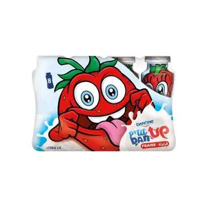 Pack Yaourt à Boire Fraise Danup Danone 8x130g