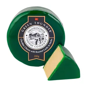 Fromage Cheddar à l'Ail et aux Fines Herbes Green Thunder 200g