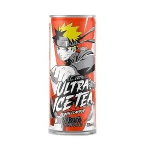 Ultra Ice Tea canette Naruto saveur pêche 33cl