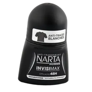 Déodorant invisimax anti-traces blanches 50ml - NARTA HOMME