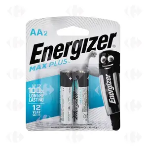 Piles AA Max Plus Energizer 2 unités
