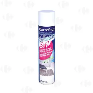 Mousse Nettoyante 3En1 Pour Tapis & Moquettes Carrefour - 600ml