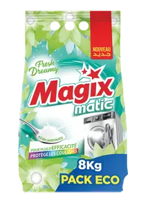 Lessive machine Parfums des Rêves 8Kg - MAGIX