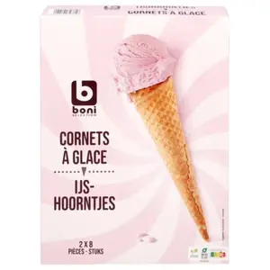 Cornets à Glace Boni 16 unités 270g