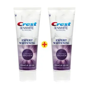 Dentifrice clinic miracle glow Lot 2x75ml - CREST