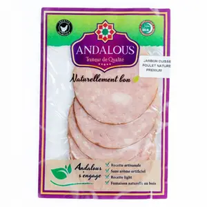 Jambon de Cuisse Nature Sous Vide - Charcuterie - Andalous 100g