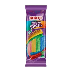 Gommes Wacky Fizzy Bebeto 75g