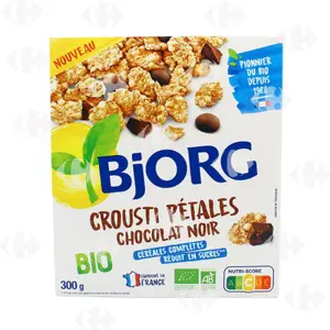 Céréales Crousti Pétales Chocolat Noir Bio Bjorg 300g