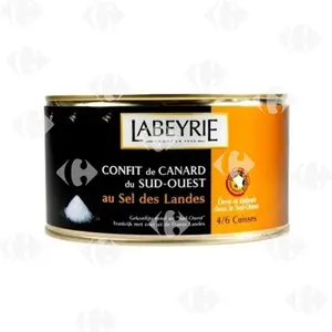 Confit de Canard Labeyrie 4/6 Cuisses, 1.28kg