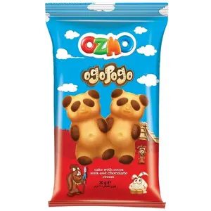 Cake OgoPogo au lait et cacao à la crème de chocolat 30g - OZMO