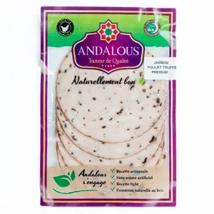 Jambon de Poulet Truffé Premium - Charcuterie - Andalous 100g