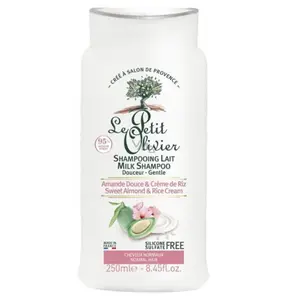Shampooing Amande Douce & Riz -Le Petit Olivier 250ml