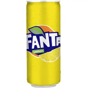 Boisson gazeuse Fanta citron canette 25cl.
