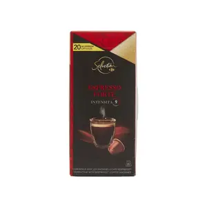Capsules de café moulu Espresso Forte Sélection Carrefour 104G (20 Pièces)