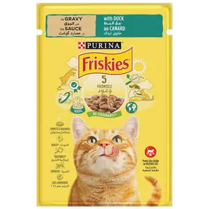 Canard en sauce pour chat adulte 100g - FRISKIES