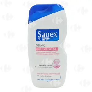 Sanex Gel douche Dermo Hypoallergénique peaux sensibles Le flacon de 250ml