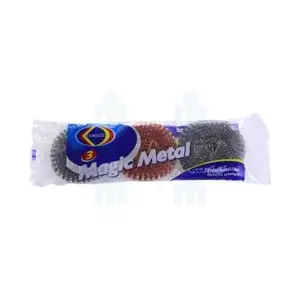 Éponges en métal galvanisé et cuivré 946A x3 pièces - CORAZZI