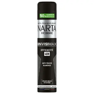 Déodorant homme invisimax anti-Traces blanches 48h 200ml - NARTA