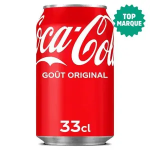 Boisson gazeuse Coca-Cola canette 33cl