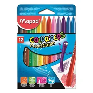 Crayon Plastiques 9Cm Maped X12
