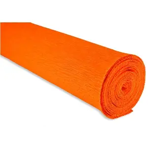 Papier Crépon 23 g 50 cm x 2 m Orange 2
