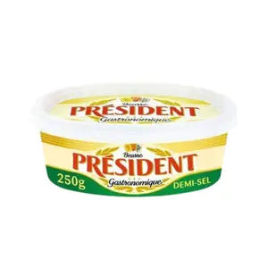 Beurre salé en barquette 250g - PRÉSIDENT