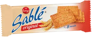 Biscuits sablé original x8 pièces 42g - HENRY'S