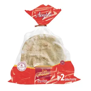 Pain Libanais Assylor 20cm 7 pièces 300g