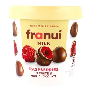 Framboise Enrobée de Chocolat au Lait Franui 150g