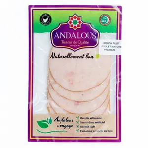 Jambon de Filet Nature Sous Vide - Charcuterie - Andalous 100g