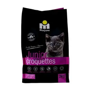 Croquettes de poulet et poisson aux légumes pour chat junior 2kg - MARJANE