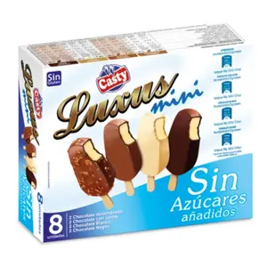 Pack Glace Mini Sans Sucre Casty 8 unités 60ml