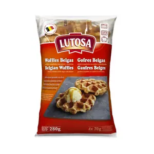 Gaufres Belges Cuites Surgelées Lutosa 70g 4 pièces