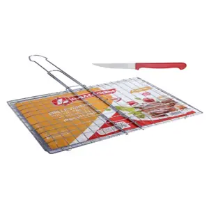 Grille Viande Moyen Modèle Bombée + Couteau Gratuit Lamacom