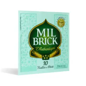 Feuille de Brick Mil Brick 170g 10 unités.