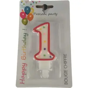 Bougie Anniversaire Numéro 1
