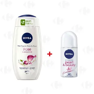 Déodorant Bille Féminin Pearl & Beauty Nivea 50ml + Crème De Douche Nivea 250ml