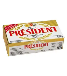 Beurre doux en plaquette 200g - PRÉSIDENT